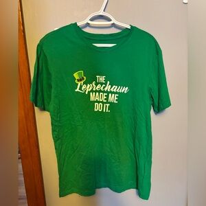 The Leprechaun Made Me Do It Tee